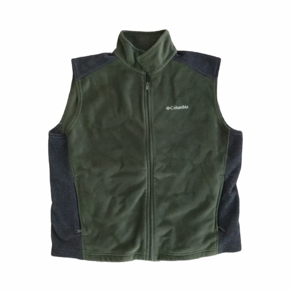 Columbia Other - Columbia Hunter Green and Grey Warm Vest